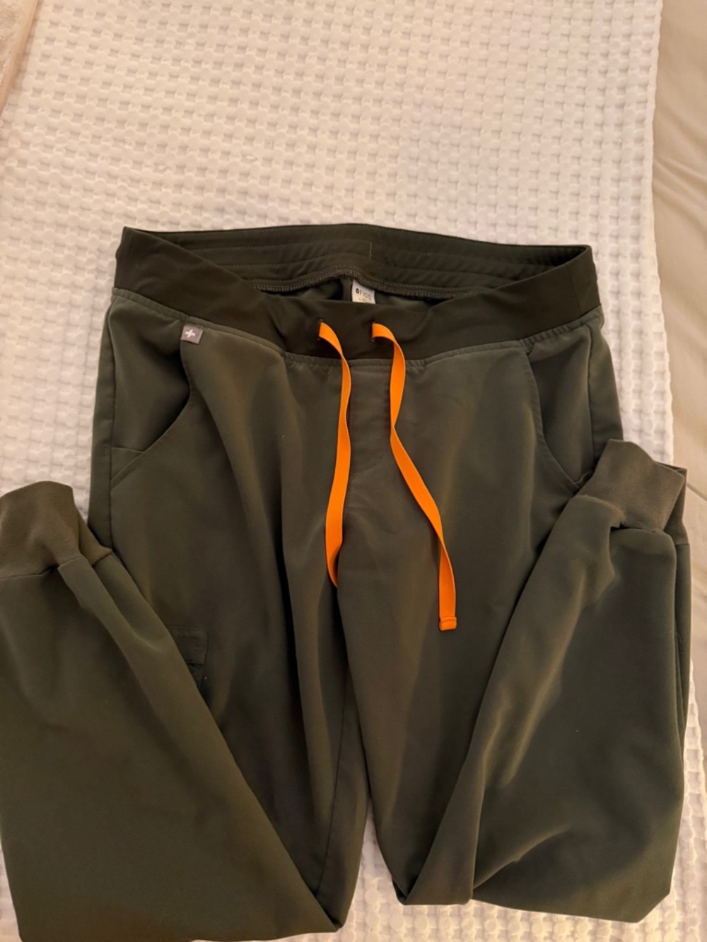 FIGS moss Zamora scrub joggers